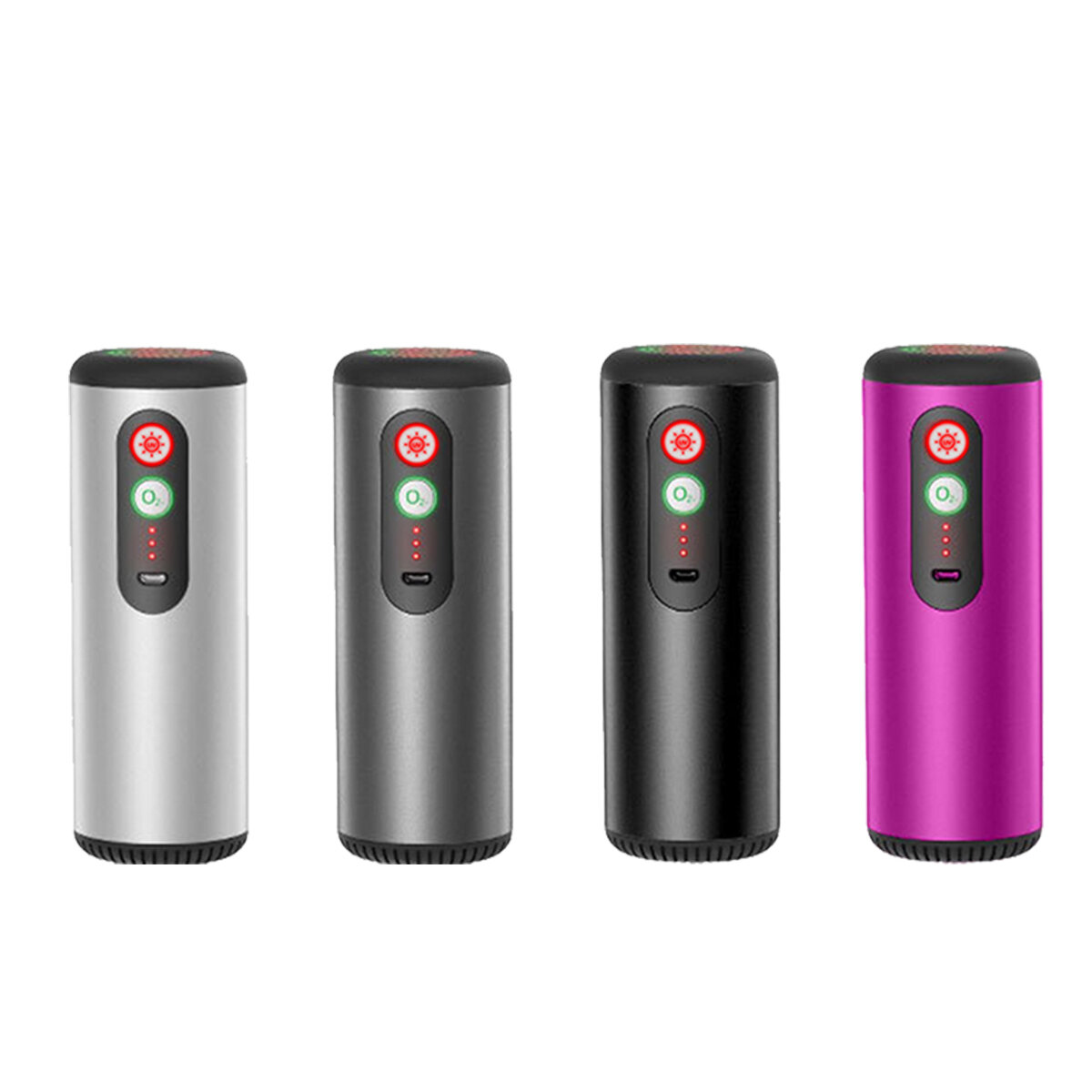 

USB Portable Mini Car Air Purifier Negative Ion Fresh Air Anion Infrared Sensor UV Disinfection Lamp for Car Home Office