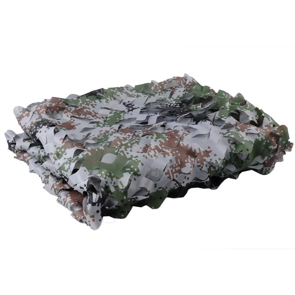 Outdoor Camping Woodland Leaves Digitaal Camouflage Netto Tactisch Dubbellaags Netting Web
