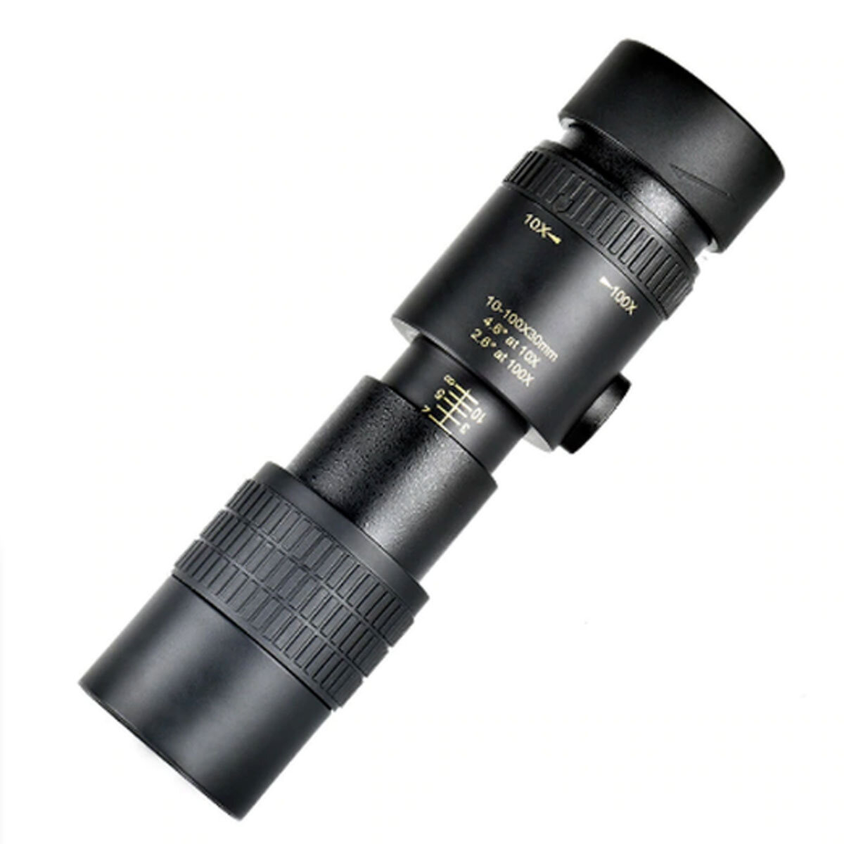 4K 10-300X40mm Super Telephoto Zoom Lens Monocular Telescope High Power HD Metal Telescope with Tripod for Mobile Phone Photography