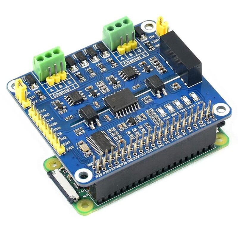 

Catda 2-Channel Isolated RS485 Expansion HAT BoardSC16IS752+SP3485 Solution for Raspberry Pi 4B/3B+/3B/3A+/Zero