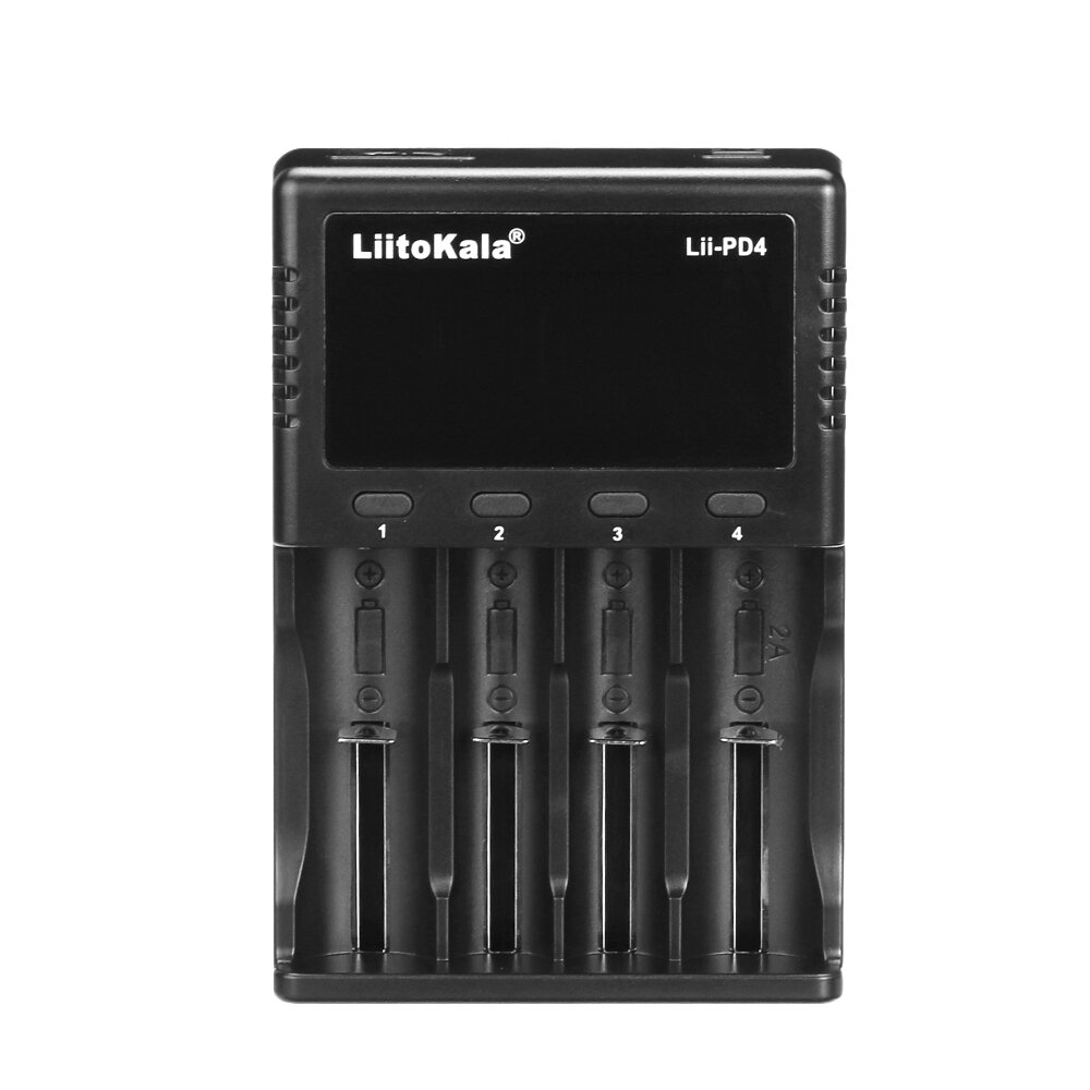 LiitoKala Lii-PD4 18650 21700 26650 AA AAA Lithium NiMH Battery Charger