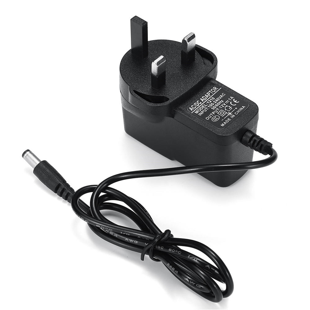 12V 1A Ride On Car Bike Battery Charger AC Adapter for Kids Electric Scooter