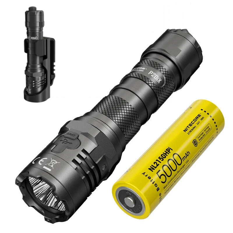 

NITECORE P20iX 4000 Lumen USB-C Rechargeable Flashlight With 21700 Battery High Lumen Professional Tactical Torch with N