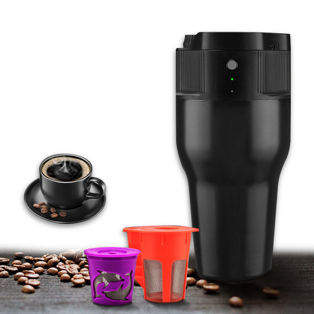 550 ml電気コーヒーメーカーUSB真空コーヒーマシン自動カフェカフェアメリカンフィルター家庭用屋外旅行