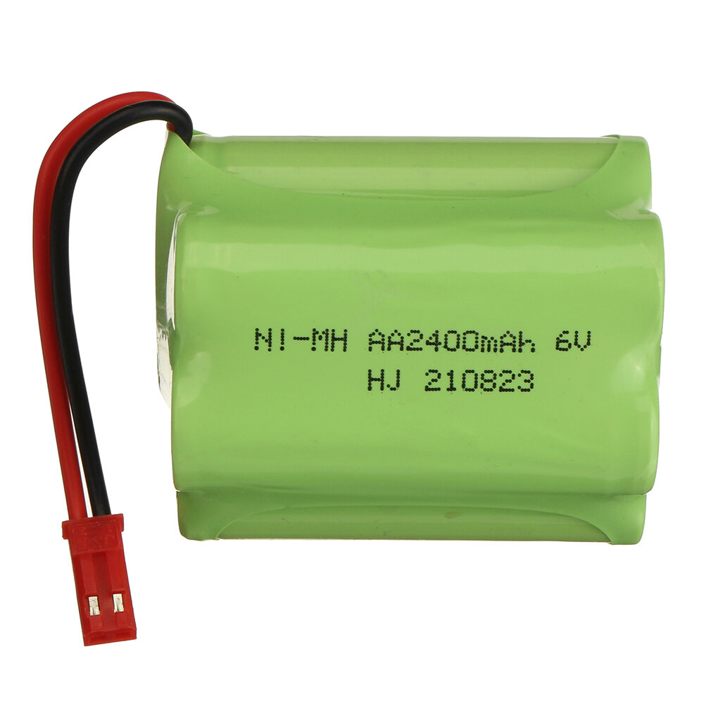 HJ 6V 2400mAh AA NIMH-batterij JST/SM-stekker voor RC-auto