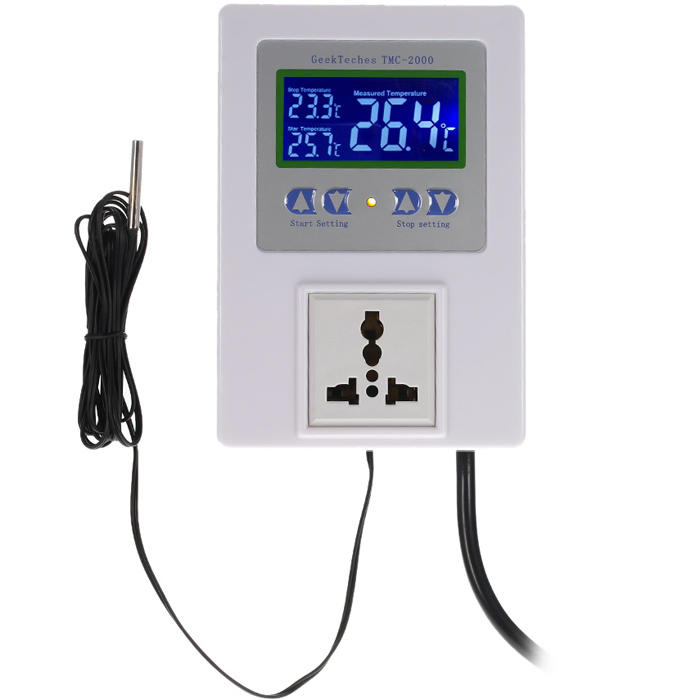 AC 110-240V TMC-2000 LCD Digital Temperature Controller Thermostat with Sensor