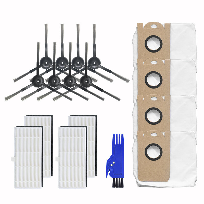 

17Pcs Replacements for Proscenic M7 Pro Vacuum Cleaner Parts Accessories Side Brushes*8 HEAP Filters*4 Dust Bag*4 Main B