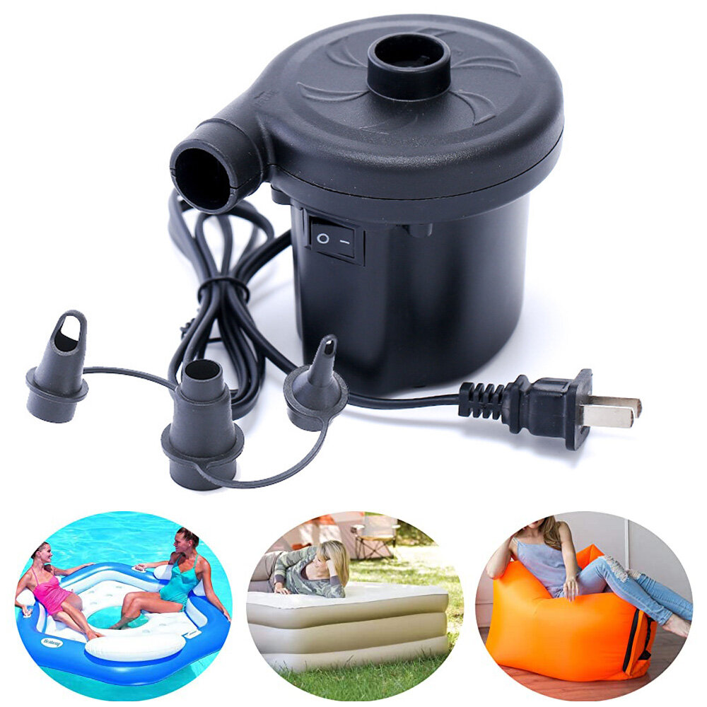 Multifunction Electric Air Pump Fast Inflator Deflator for Swimming Ring Air Mattress Inflatable Cus