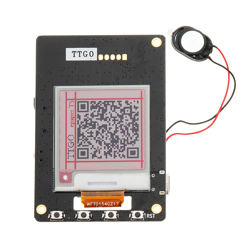 

Wemos® TTGO T5 V1.0 Wifi Bluetooth Беспроводная база модулей беспроводного модуля ESP-32 ESP32 1,54 дюймов RBW Дисплей Э