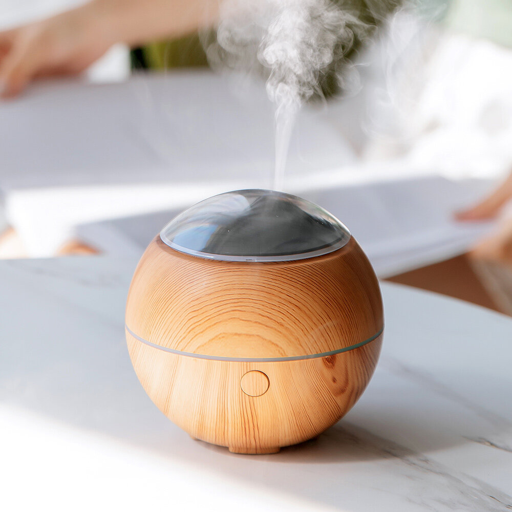 100ml Mini Humidifier Aroma Essential Oil Diffuser USB 2 Gear Ultrasonic Fog Mist Maker with Colorful Lights for Home Be