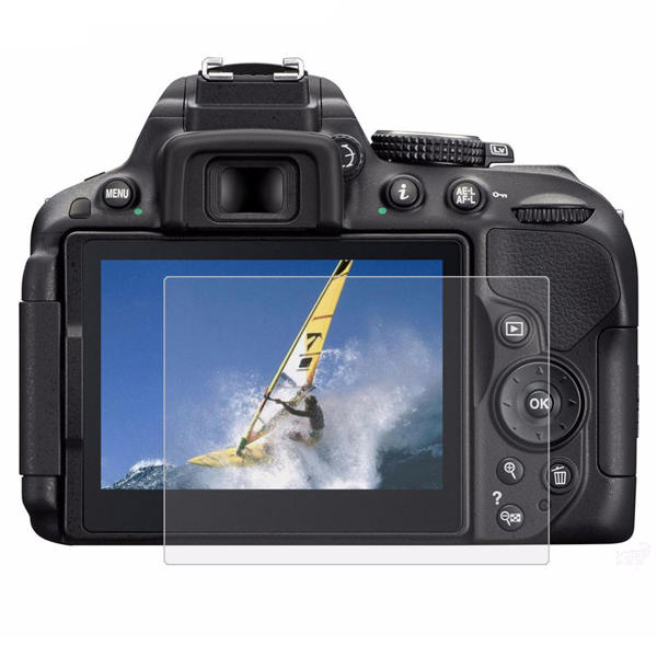 PULUZ Camera 2.5D Gebogen rand 9H Oppervlaktehardheid Gehermde Glas Displaybescherming voor Nikon D5