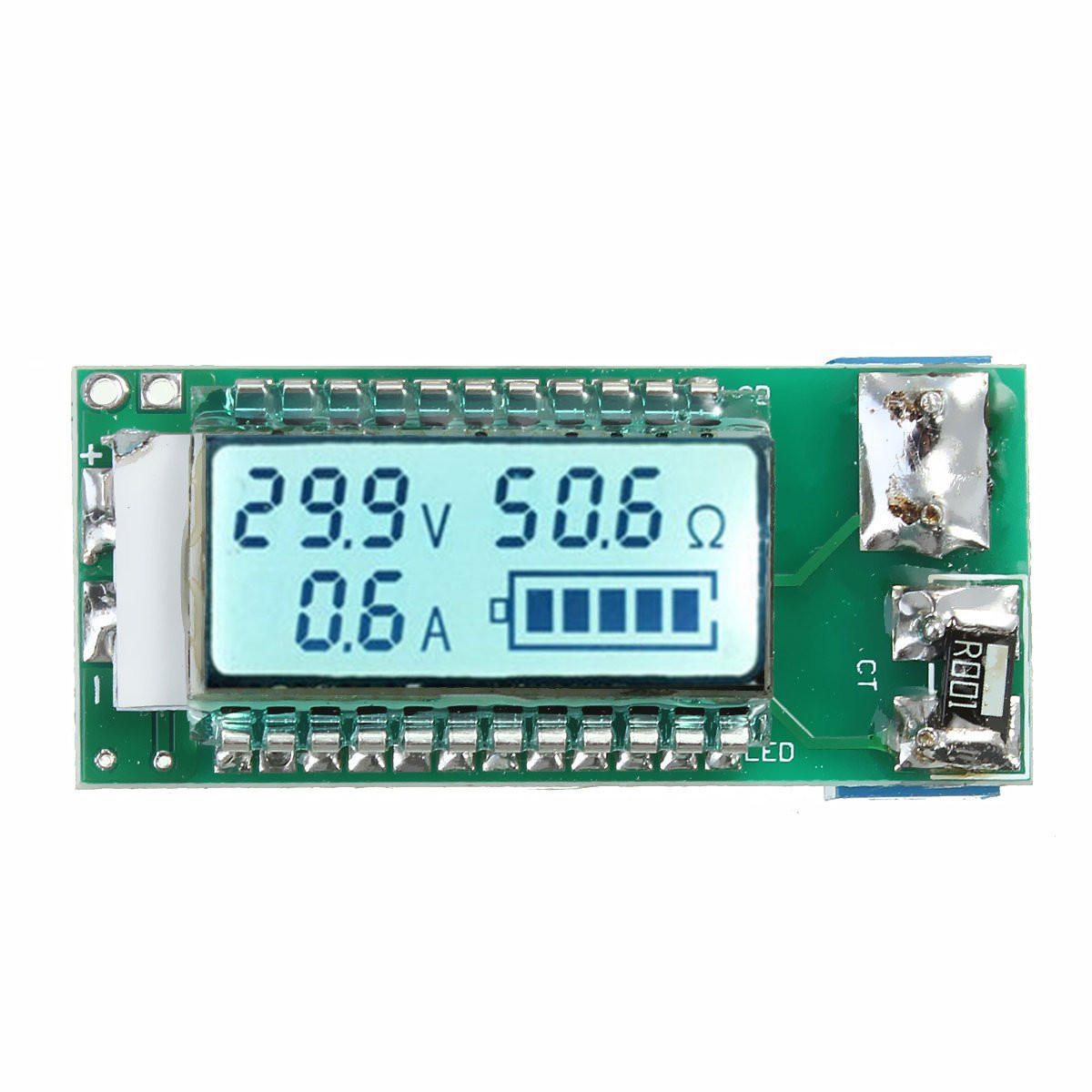 3 stks 18650 26650 Lithium Li-ion Batterij Capaciteit Tester LCD Meter Spanningsstroom Capaciteit
