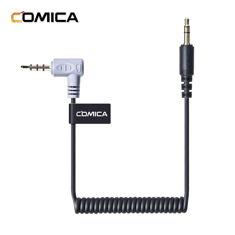 Comica CVM-D-SPX Female 3.5mm Audio Cable Converter Microphone Cable Adapter for Smartphones for Iph