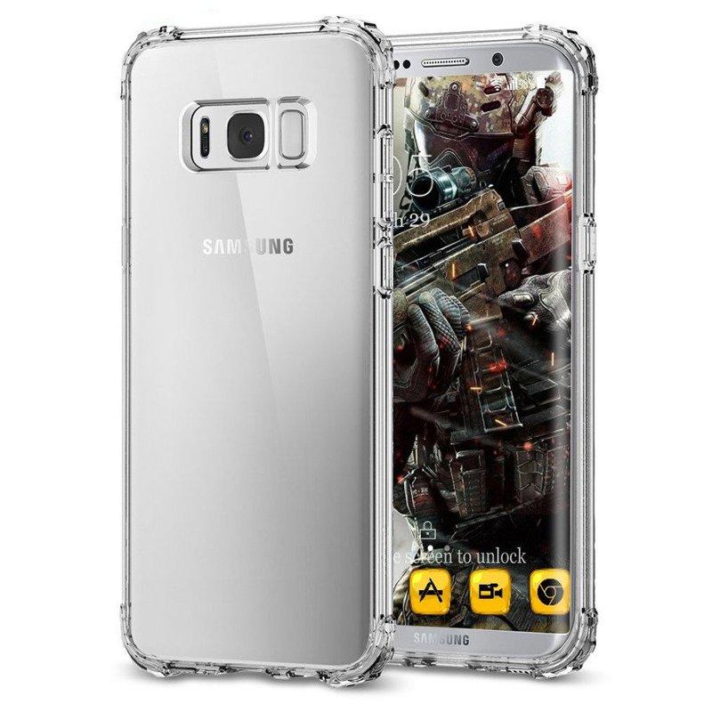 Luchtkussen Transparant Soft TPU Case voor Samsung Galaxy S8 Plus 6.2 "