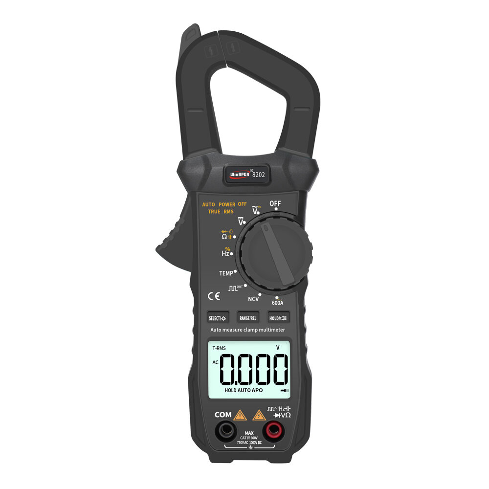 

WinAPEX 8202 Pocket 6000 Counts True RMS Clamp Meter AC Voltage&Current Digital Multimeter Automatic Digital Meter With