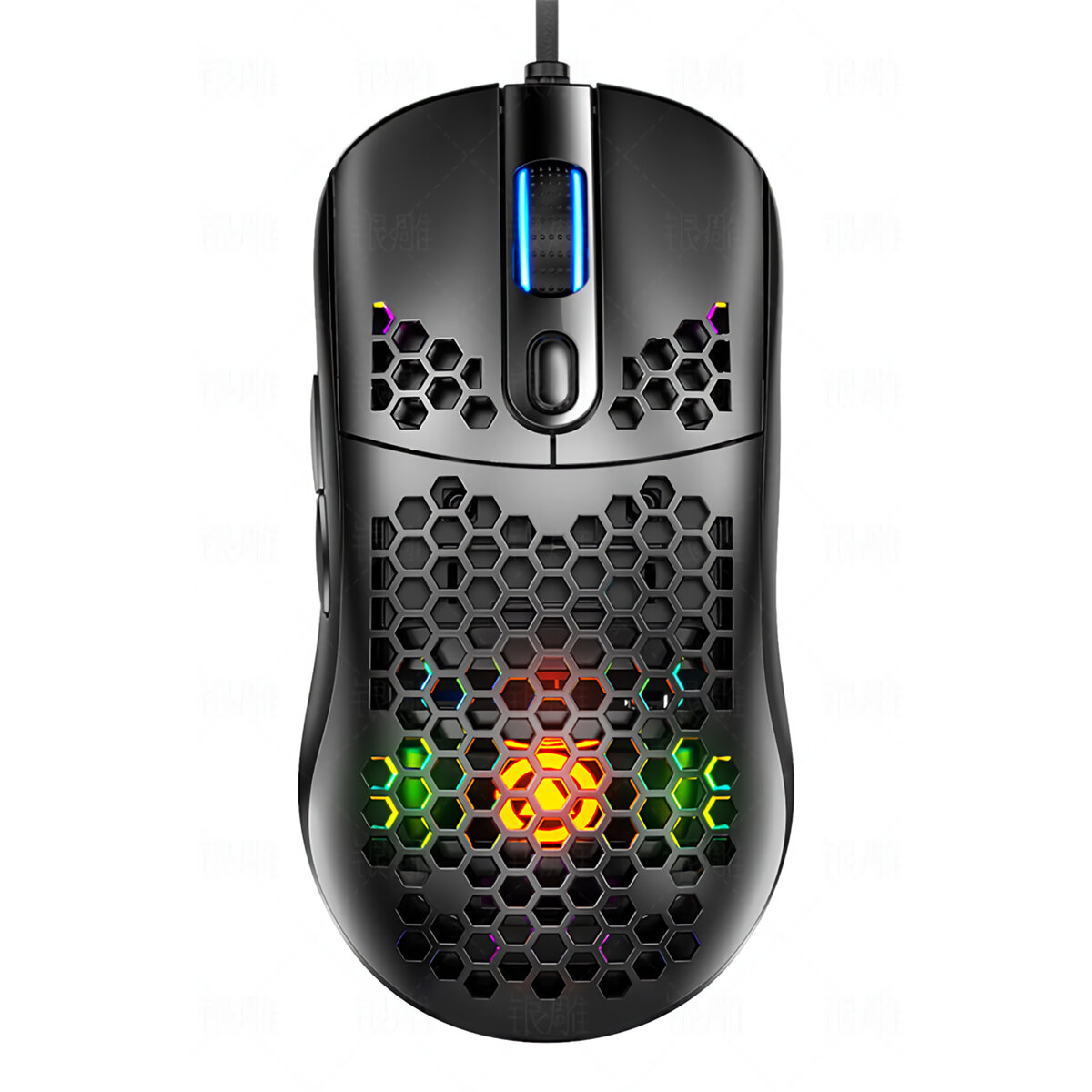 

YINDIAO G7 Wired Gaming Mouse 7200DPI RGB Backlight Computer Mouse Honeycomb Hollow Mice for Computer Laptop PC Gamer