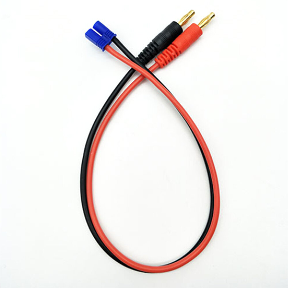 

4.0mm Banana Male Plug to EC2 EC3 EC5 Male Connector Lipo Battery Balance Charging Cable 30cm Silicone Wire Charger Cabl