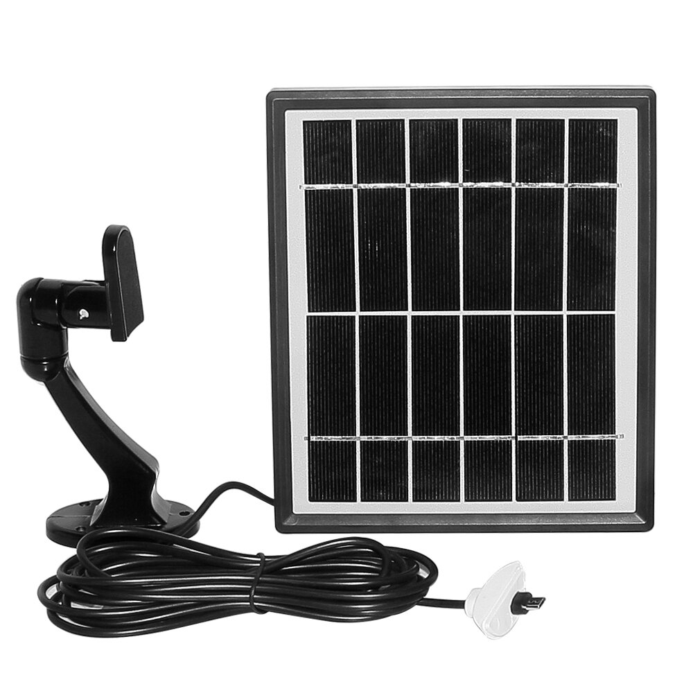 Hiseeu Waterproof 5V Solar Panel for Wireless Rechargeable Battery IP Camera