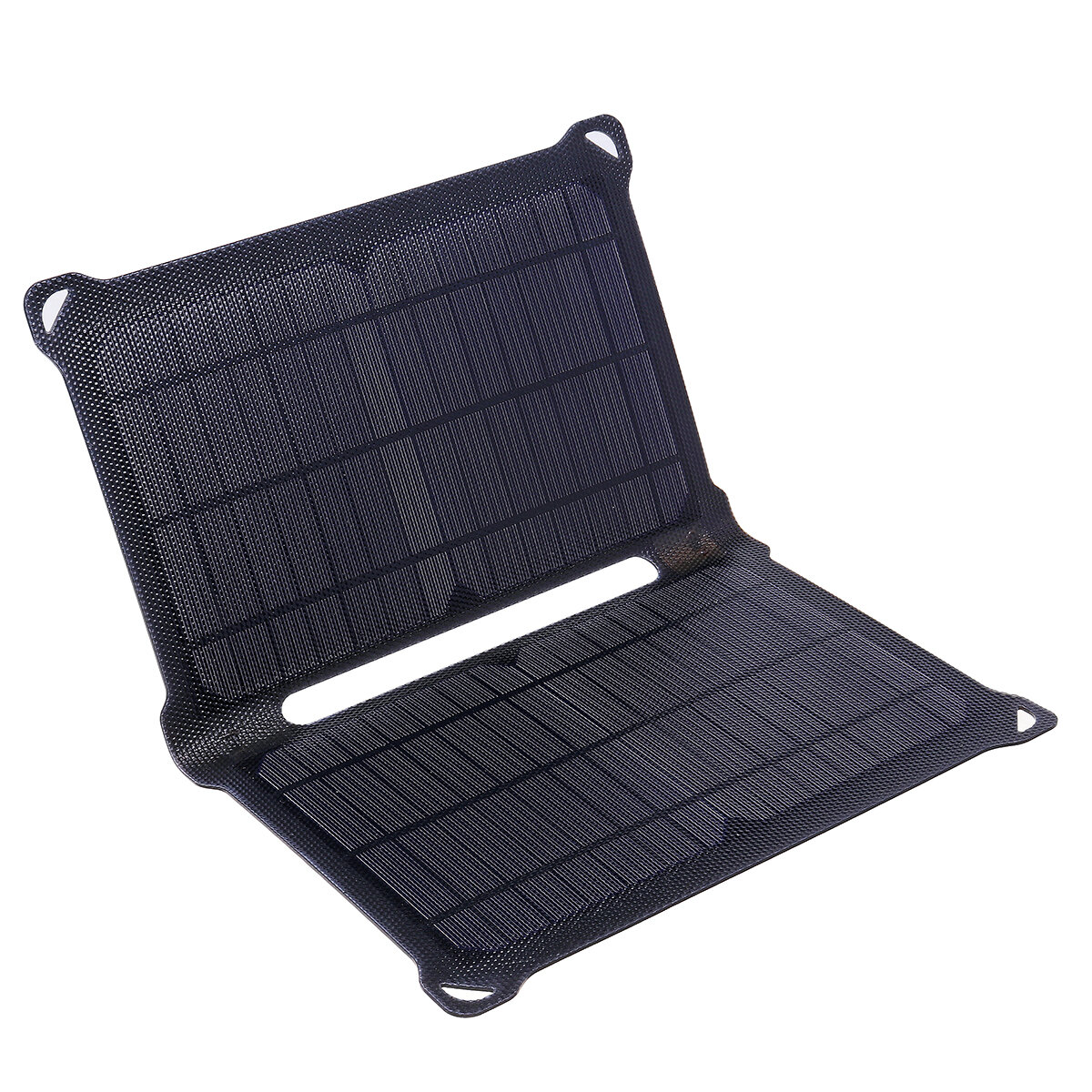 Składana ładowarka słoneczna Wodoodporny panel słoneczny ETFE Monoctrystalline Podwójne porty USB Zewnętrzna ładowarka kempingowa do jachtu RV Car Boat