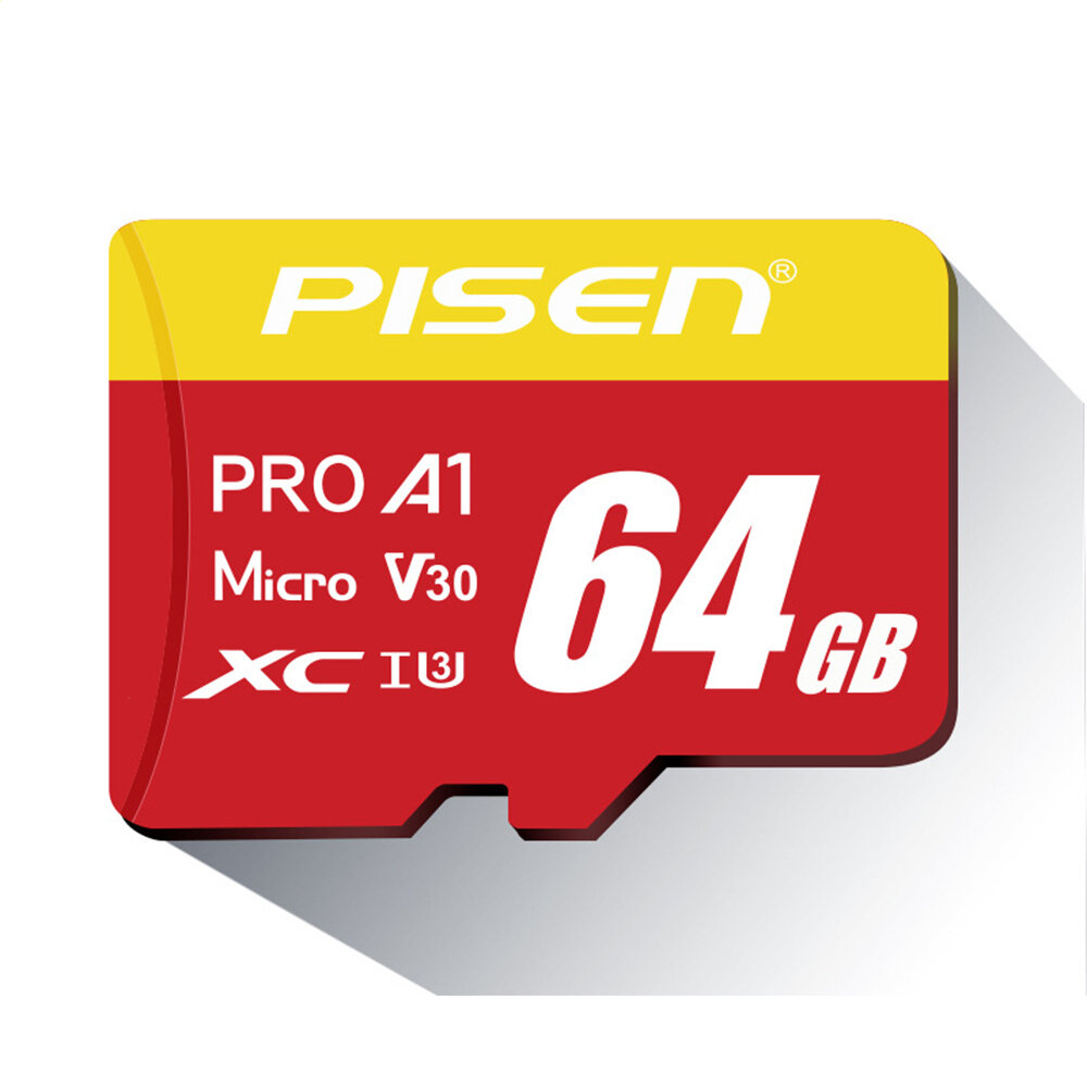 Pisen Klasse 10 Hoge Snelheid TF Geheugenkaart 32GB 64GB 128GB Micro Sd-kaart Flash Kaart Smart Card