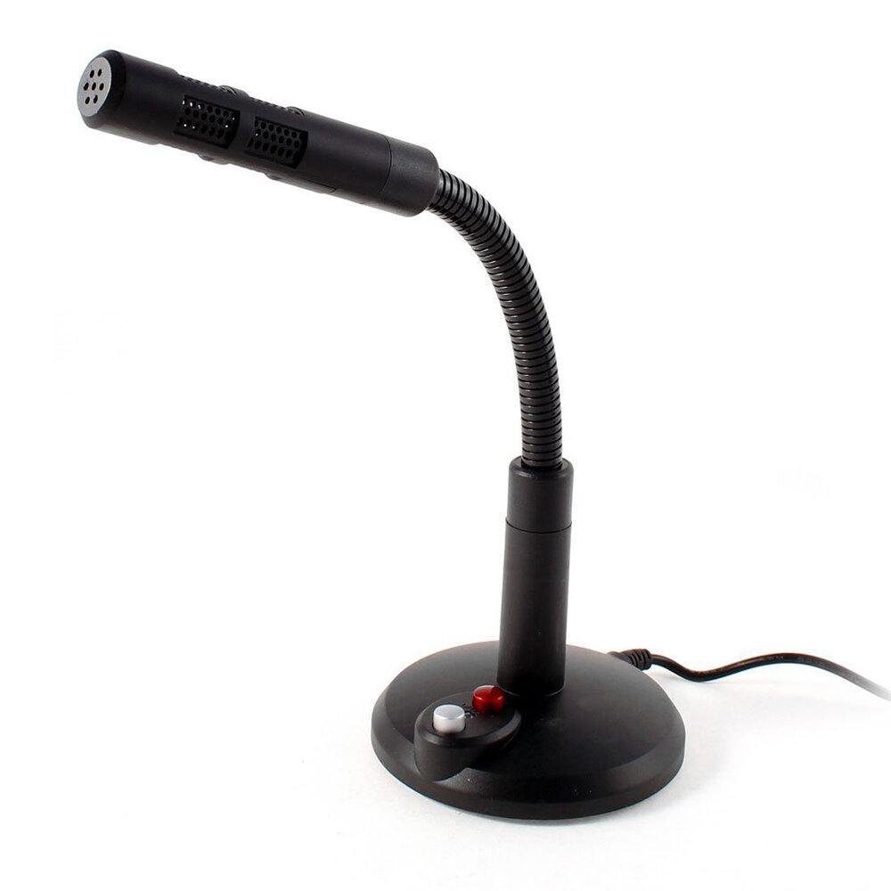 

LVYUE LD26 Computer USB Microphone Desktop Table Standing Wired Conference Microphone for KTV Radio Speech Live Broadcas