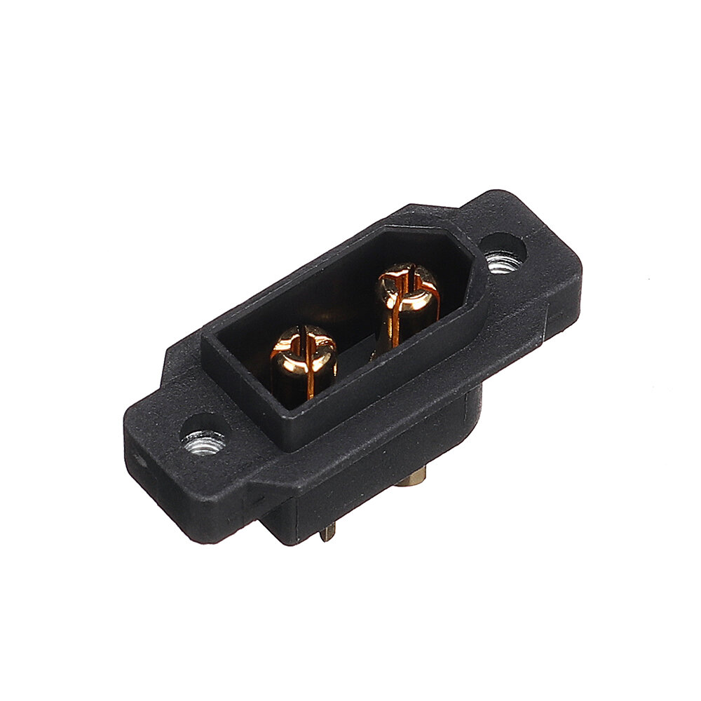 AMASS XT60EW-M Plug Black Gold-plated Male Connector for LiPo Battery