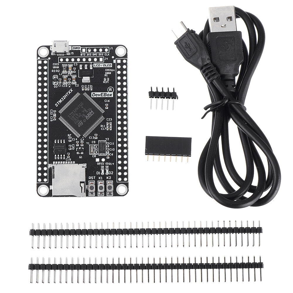 

STM32H750VBT6 STM32H7 Development Board STM32 System Board M7 Core Board TFT Interface with USB Cable