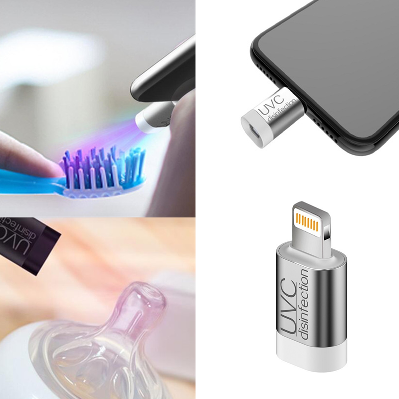 Mini Anında Telefon Sterilizatörü Lightning Tipi Arayüz Sterilizasyon Araçları için Taşınabilir UV Dezenfeksiyon Makinesi.