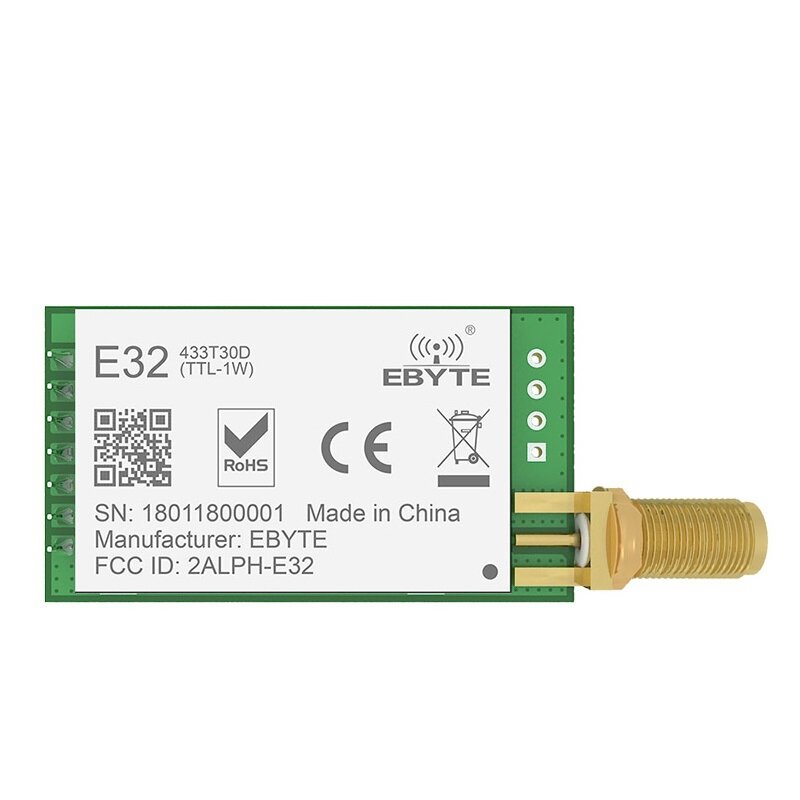 Ebyte® E32-433T30D SX1278 30dBm 433MHz 1W 8km Long Range Wireless Transceiver LoRa 8000m 433MHz RF Module