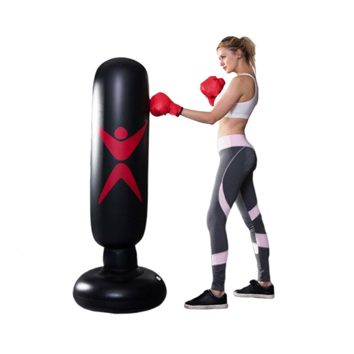 КАЛОАД 160 см надувные боксерские тумблеры для взрослых и детей, боксерская колонна для тренировок, мешок с песком, ПВХ,