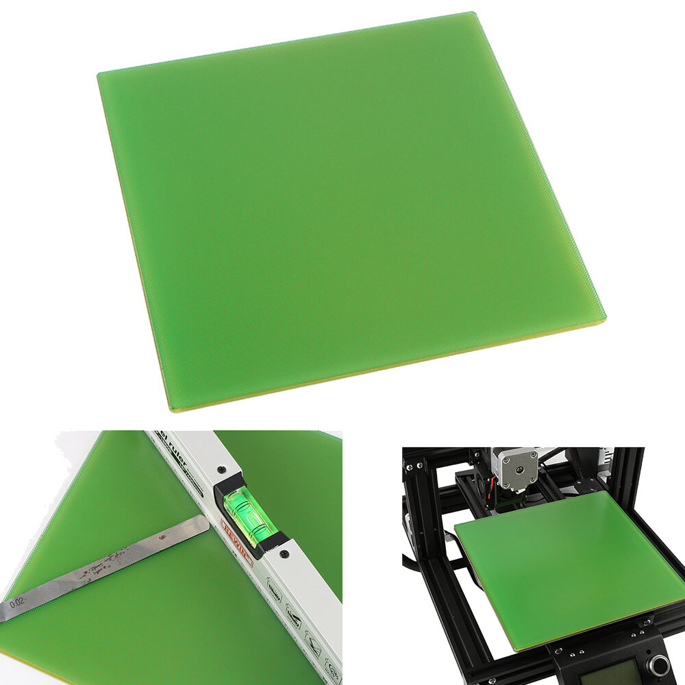 

235*235mm Upgraded Black Carbon Lattice Heated Bed Build Printing Platform Glass Plate for Ender-3/3Pro 3D Printer