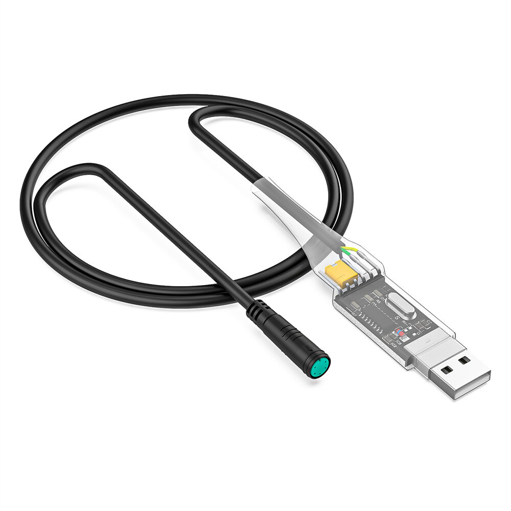 [EU Direct] Electric Bike USB Programming Cable for 8fun / Bafang BBS01 BBS02 BBS03 BBSHD Mid Drive / Center Electric Bi