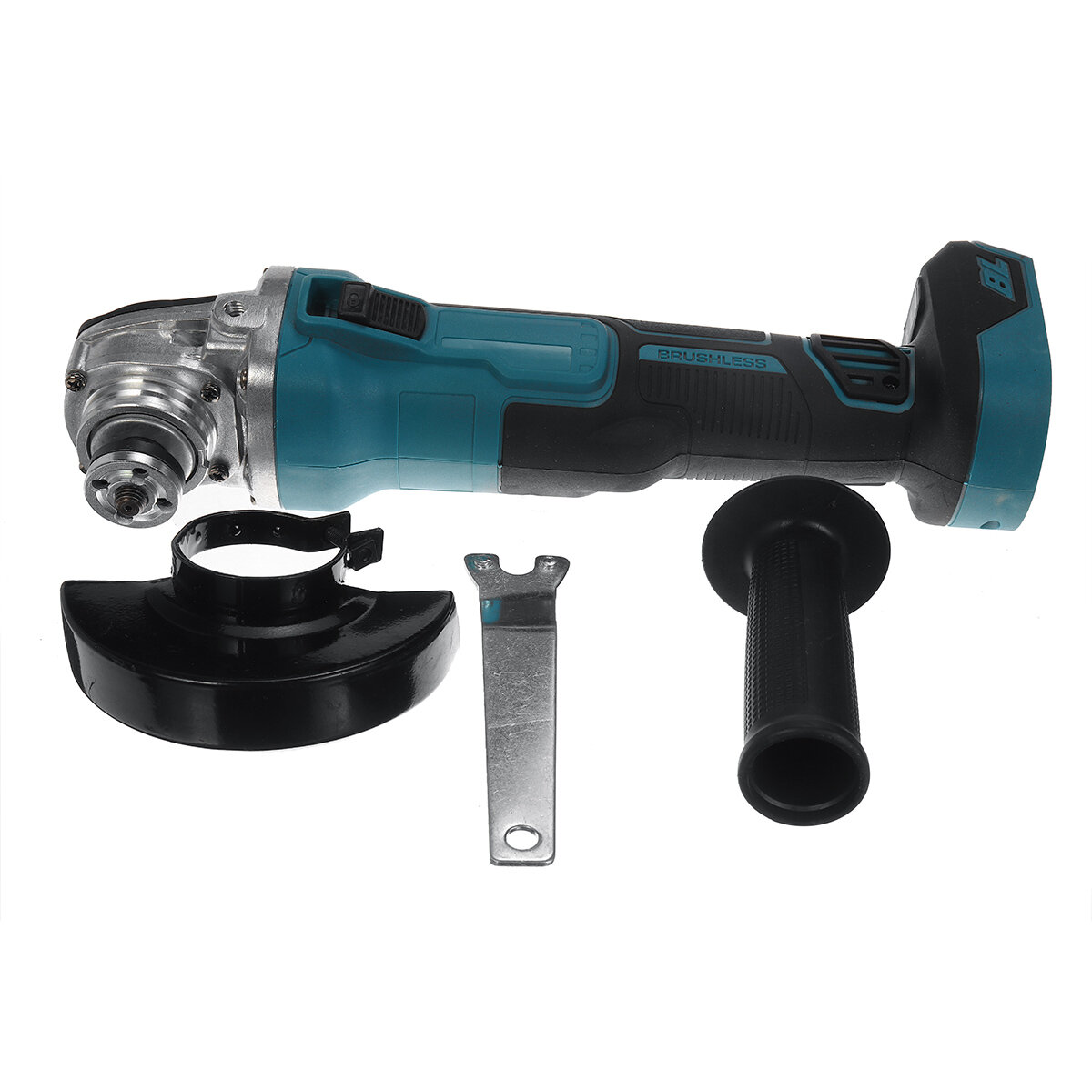 

Drillpro Electric Brushless Cordless Angle Grinder M10 125mm Cut for Mak 18V Battery