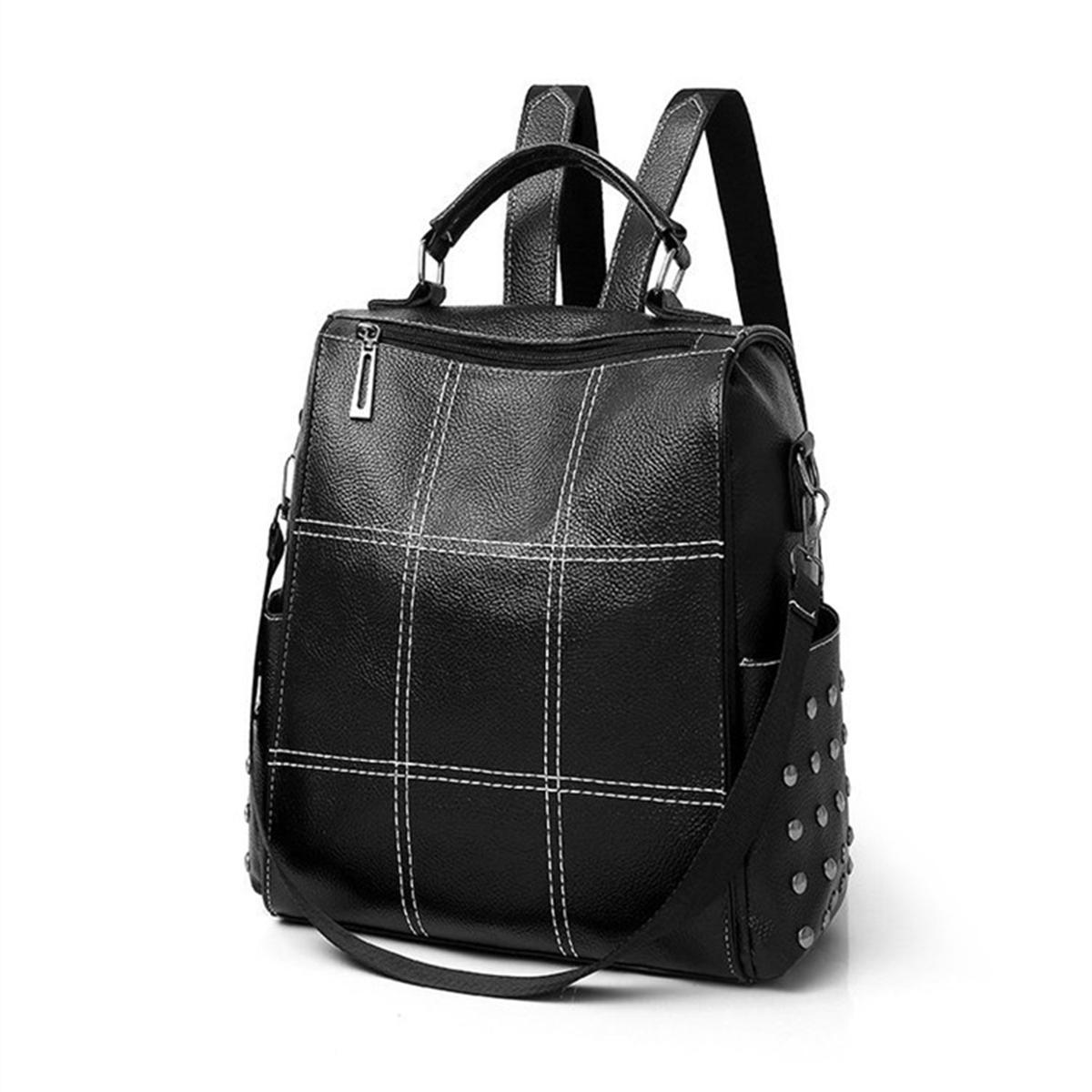 Women Lady Girls School Leather Backpack Outdoor Travel Portable Handbag Shoulder Bag