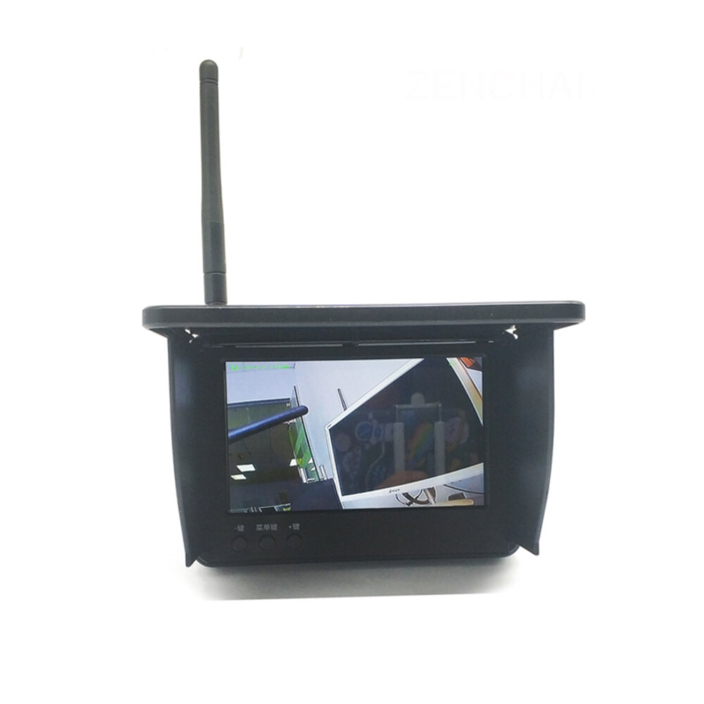 ZENCHANSI 800*480 5.8G 48CH 5 Inch LCD 16:9 Auto Zoekfrequentie Mini Monitor Ingebouwde batterij voo
