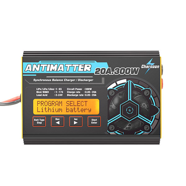 Charsoon Antimatter 300W 20A Balanslader Ontlader voor LiPo NiCd PB-batterij