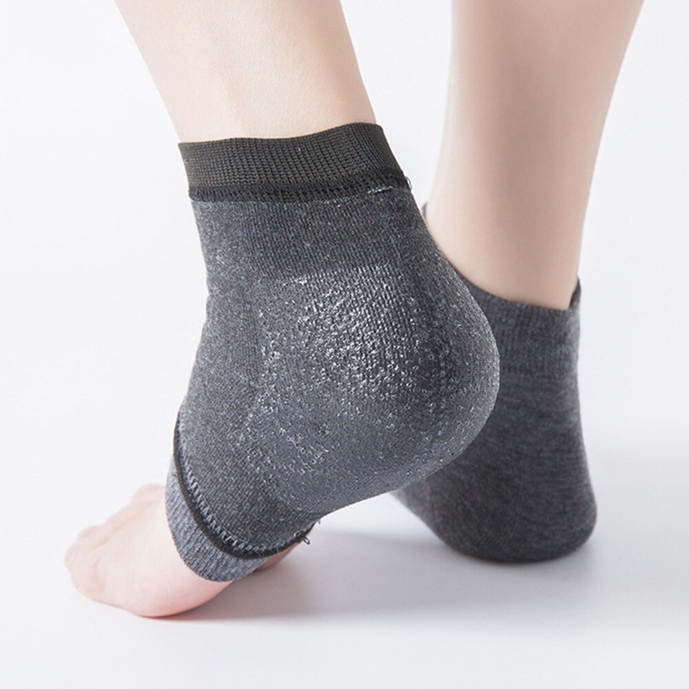 10 Pairs Silicone Anti-crack Socks Feet Care Cracked Foot Dry Hard Skin Protector Moisturing Spa Gel