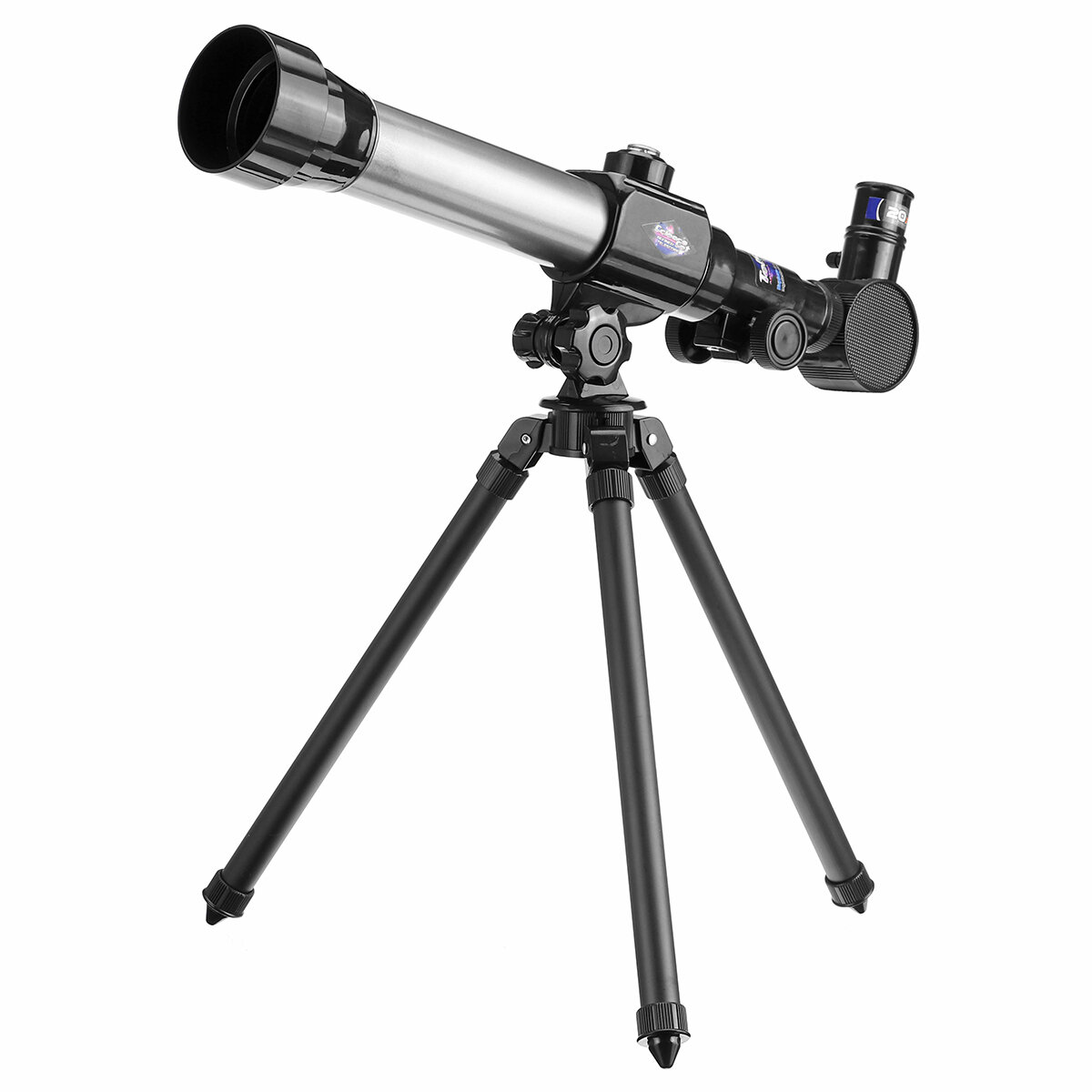 Telescópio refrator de zoom monocular astronômico com zoom 20X 30X 40X com tripé para presente de brinquedo de crianças