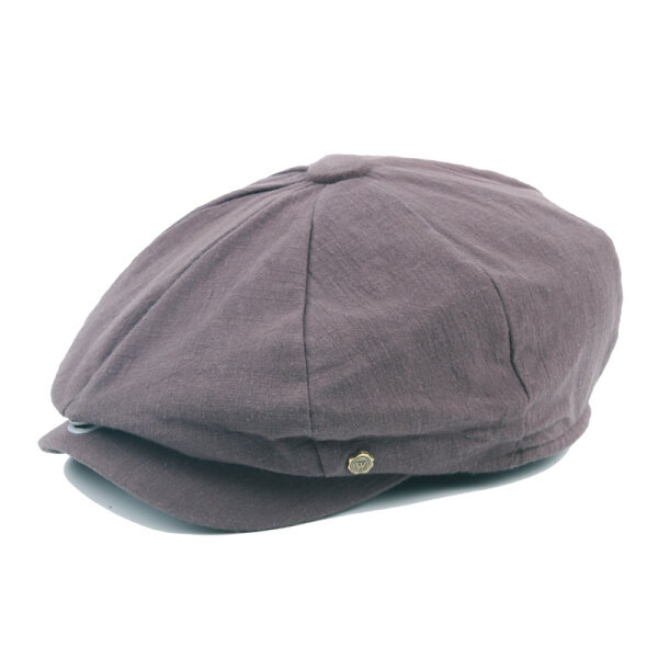 Unisex Men Women Vintage Gentle Cotton Beret Hats Casual Solid Color Painter Forward Caps