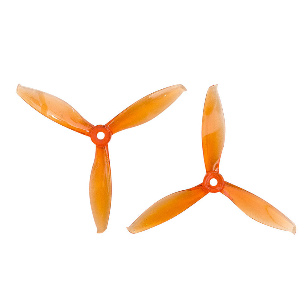 2 Pairs Gemfan Flash 5149 5.1x4.9 5.1 Inch 3-blade Propeller 5mm Mounting Hole Compatible POPO Syste
