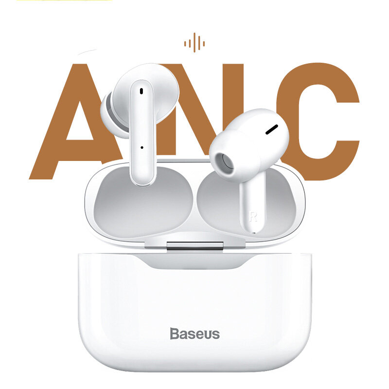 

Baseus SIMU S1 ANC TWS Earphones Wireless bluetooth 5.1 Headphones DSP Noise Reduction HIFI 10mm Dynamic Smart Touch In-