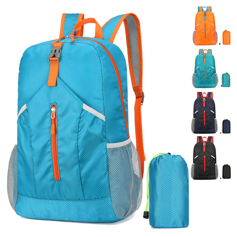 Vízálló uniszex kültéri sport hátizsák, könnyű, összecsukható, 25 literes túrázáshoz, fitnesshez, kempingezéshez, mászásra, utazáshoz
