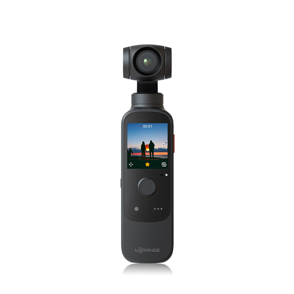 

MORANGE M1 Pro Vlog Pocket Camera Gimbal FPV Stabilizer 4K 60FPS 12MP FOV 116 Degree AI Tracking 5X Digital Zooming One-