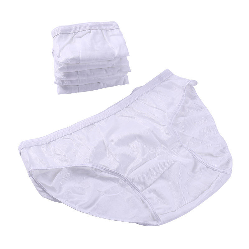 IPRee® 6ks / set přenosné pánské netkané bavlněné jednorázové spodní prádlo venkovní cestování 