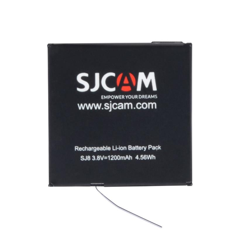 オリジナルSJCAM SJ8バッテリー7606258シリーズアクションカメラ用1200mAh充電式リチウムイオンバッテリー