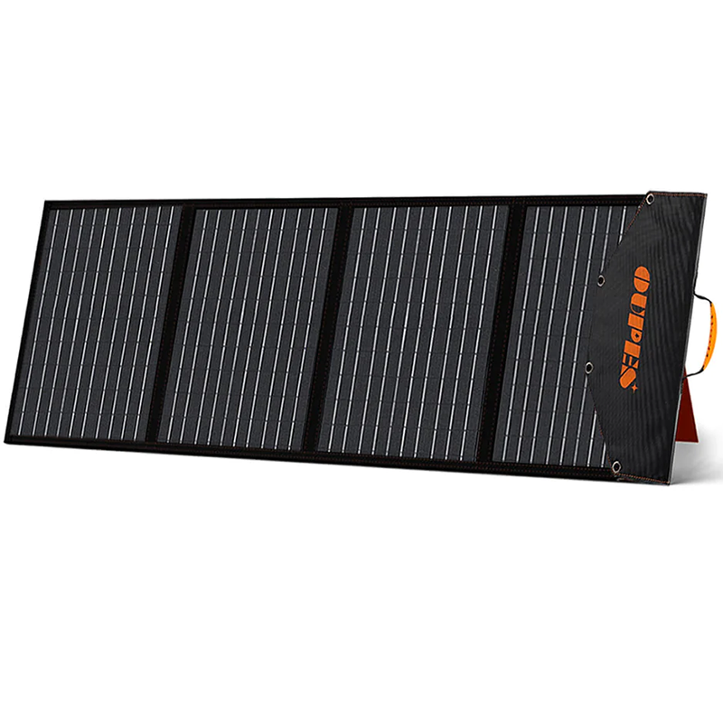 [USA Direct] Panel Solar OUPES de 100W Para Estación de Energía Portátil con Soporte Ajustable Cargador Solar Plegable de Respaldo para Camping al Aire Libre PV-100