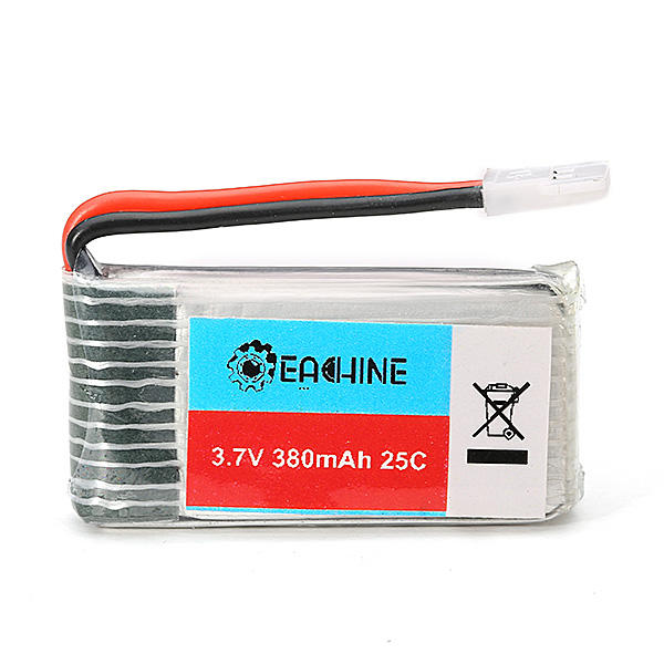 Eachine 3.7V 380mah 25C Lipo-batterij voor Eachine E70 E20 Hubsan H107L H107C H107D JJRC H6D