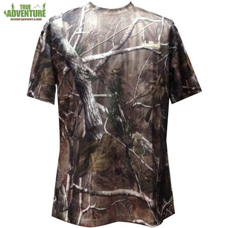 TRUE ADVENTURE Uomo T-shirt da caccia Jersey traspirante estivo 