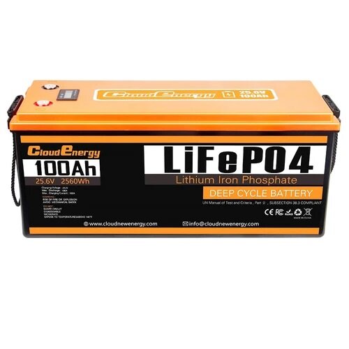 best price,cloudenergy,24v,100ah,lifepo4,battery,pack,2560wh,eu,discount