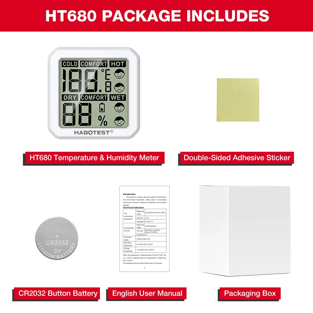 best price,habotest,ht680,ht681,thermometer,hygrometer,coupon,price,discount